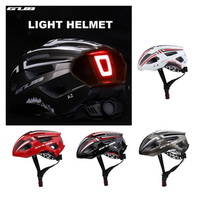 bike helmet with front and rear lights