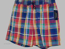 Polo Ralph Lauren Men's Size Large Multi Color Plaid Swim Trunks