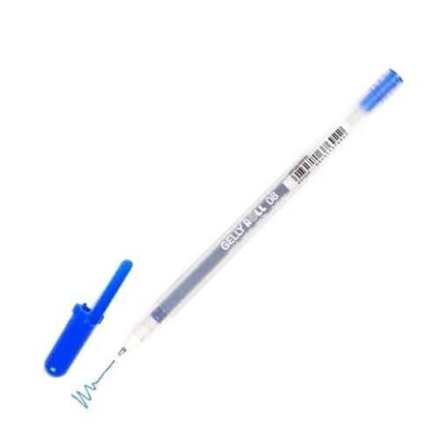 さくら Sakura Gelly Roll Classic Gel Ball Pen 0.8mm Med Tip Blue Art