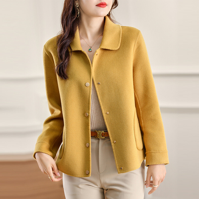ジャケット・アウター CAEL handmade wool buckle short coat s-l1200.jpg