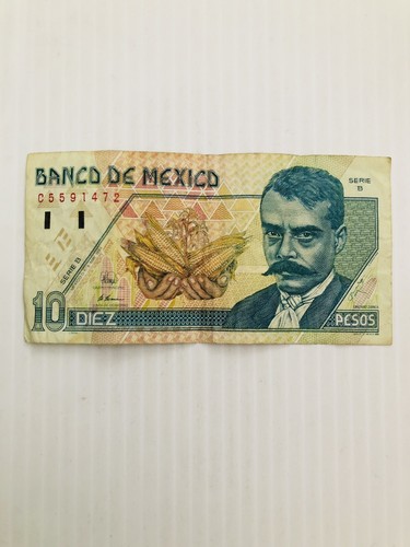 Mexico 10 Pesos 1994 Series B - Picture 1 of 2