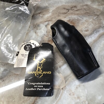 Safariland  BLACK LEATHER 254 E87 For SIG SAUER P225 LEFT Handed Holster #K4
