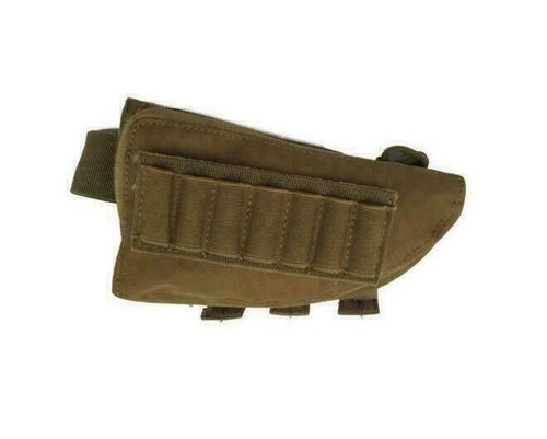 Tactical Hunting Shotgun Rifle Shell Butt Stock Ammo Holder Pouch Bag Cheek Pad - Picture 15 of 23