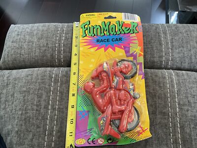 Fun Maker Race Car Toy Red Motorcycle | eBay