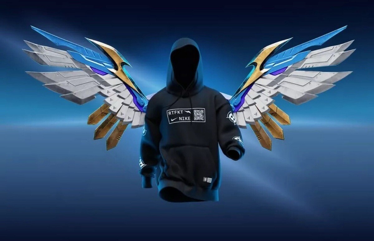 Nike x RTFKT AR Hoodie Large (fit like XL) Wings Snap Filter Nike x RTFKT AR Hoodie Large (fit like XL) Wings Snap Filter
