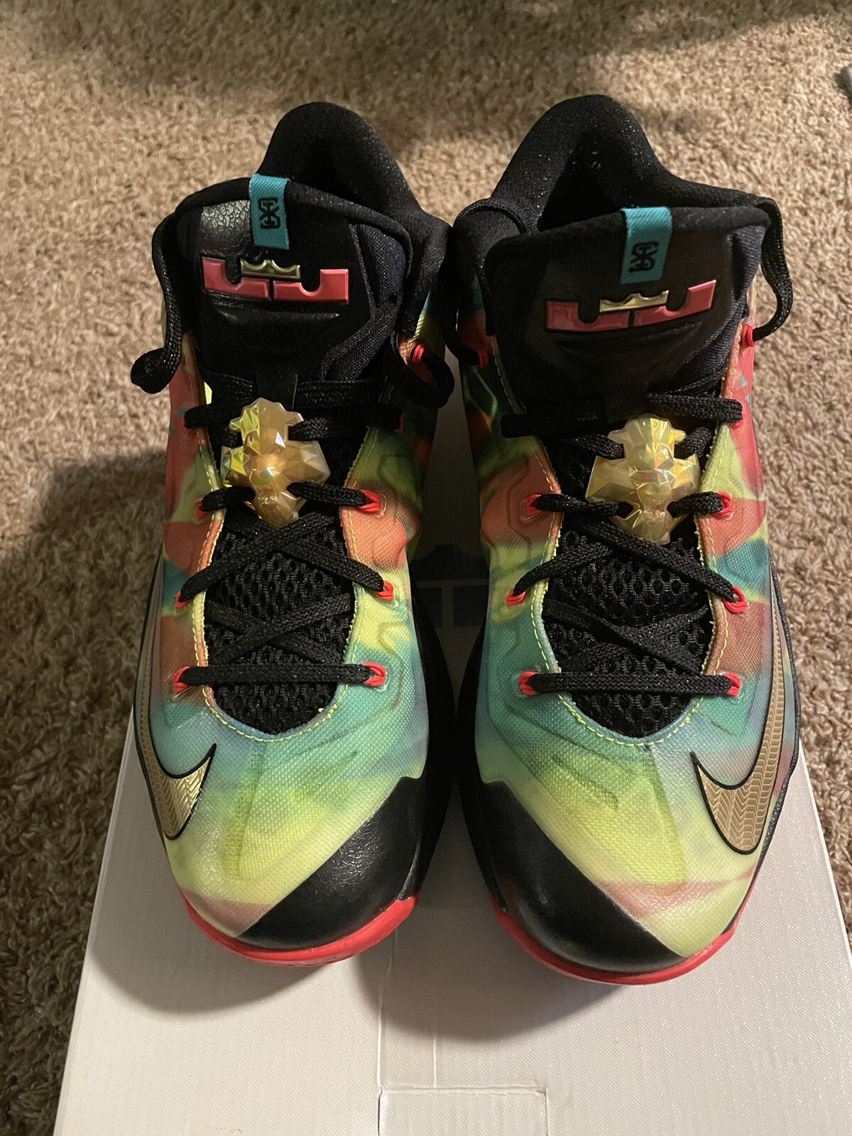 lebron 11 low multicolor