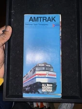Vintage 1983 Amtrak National Train Timetables Schedule October 30 April 23 1984