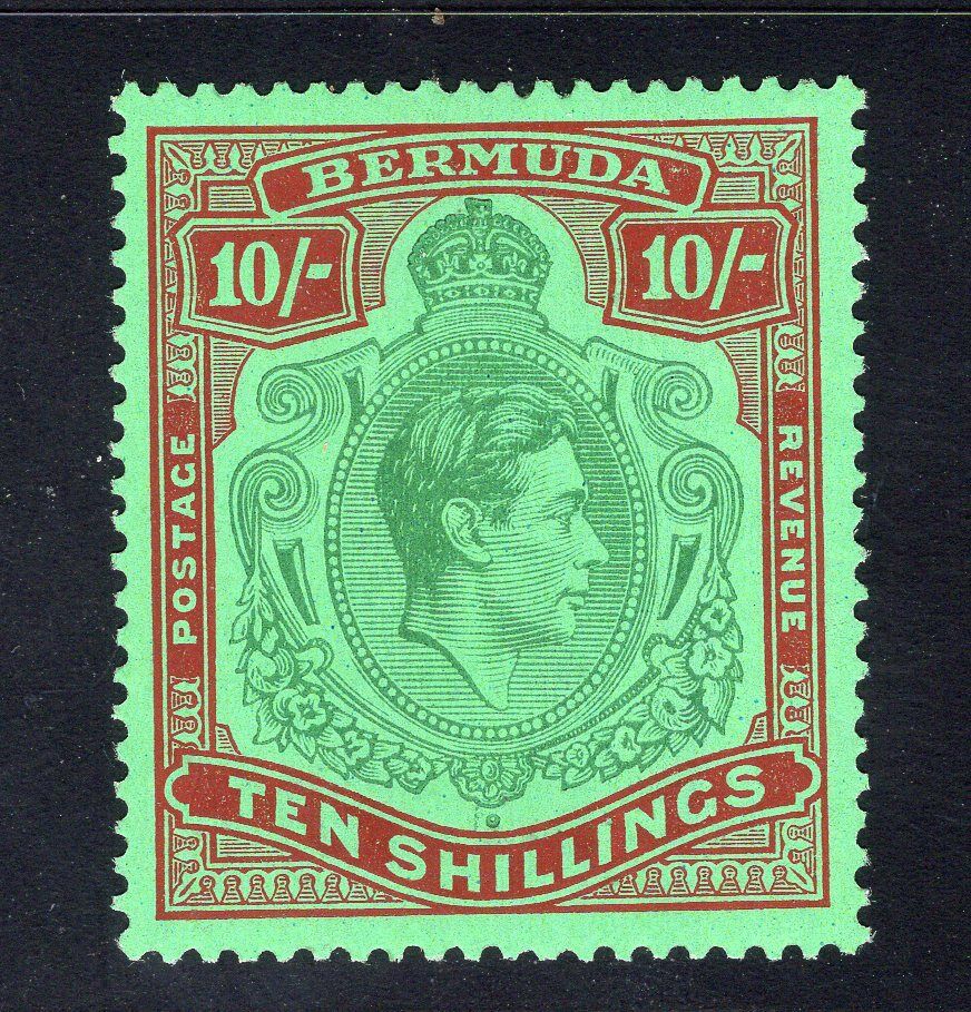 1938-53 Bermuda. SG#119. Mint, Lightly Hinged, VF.