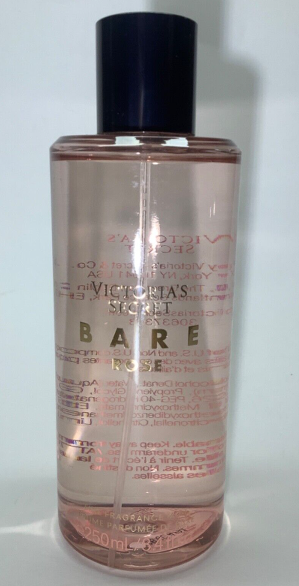 Victoria's Secret Bare Rose Fine Fragrance Mist Spray 8.4 fl oz