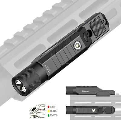 DEFENTAC 1750lm Zoomable Flashlight Weapon Light for M-LOK & Picatinny Dual Rail