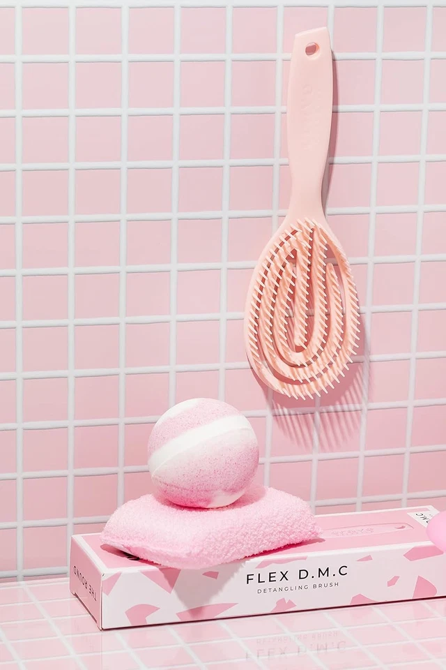 Escova desembaraçadora Crave Naturals FLEX DMC para cabelos texturizados naturais - Ha flexível - Imagem 3 de 4