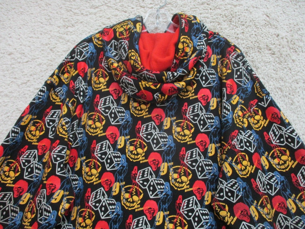 からあげ Johnnyblazeパイソン柄セットアップ y2k bboy VINTAGE Johnny Blaze Sweater Large Black Colorful Full Zip