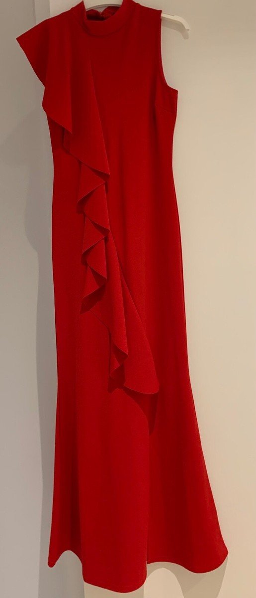 strapless open back dress Dolce & Gabbana // Black & Red Silk Floral Dress – VSP Consignment