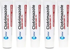 5Pack Anti-Fungal Cream Cure Athletes Foot, Jock Itch Compare to Lotrimin AF 1%