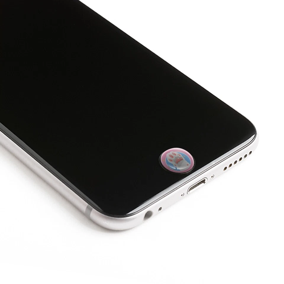 Cat Paw Toe Beans with Cute Sparkles Home Button Stickers Fit Apple iPhone - Image 2 of 3