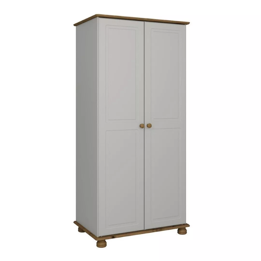 Steens Richmond 2 Door wardrobe Grey and Pine
