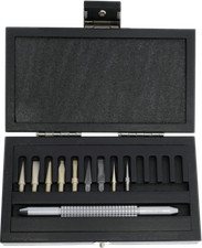 HOROTEC 26.008 OUTIL À MAIN MULTI-USAGE AVEC CORPS EN ALUMINIUM ÉLOXÉ GRIS