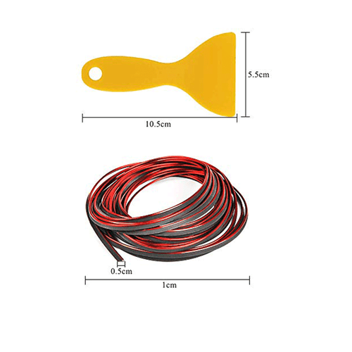 16ft/5M Car Interior Door Gap Edge Line Insert Molding Trim Decor Strip + Tool - Picture 15 of 24