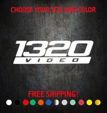 1320 VIDEO Decal Racing Performance Turbo JDM Vinyl Sticker Bumper Laptop Window