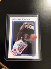 1991 Hoops Michael Jordan Basketball Card All-Stars Dunk #253 Mint