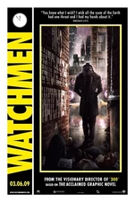 Watchmen movie poster with white border as shown - 11 x 17 inches - Rorschach