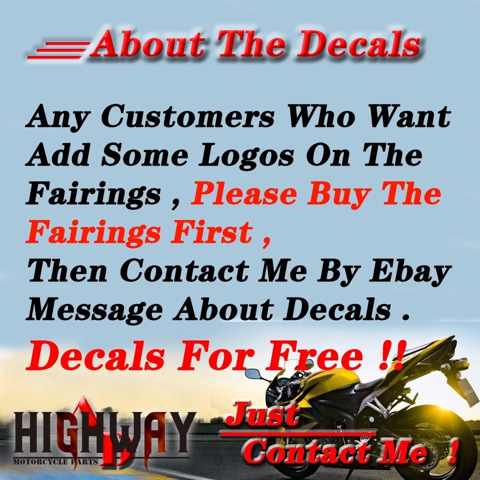 Комплекты обтекателей кузова Motorrad капот для YAMAHA FZR400 FZR 1WG 89 hm ugn - Изображение 2 из 2