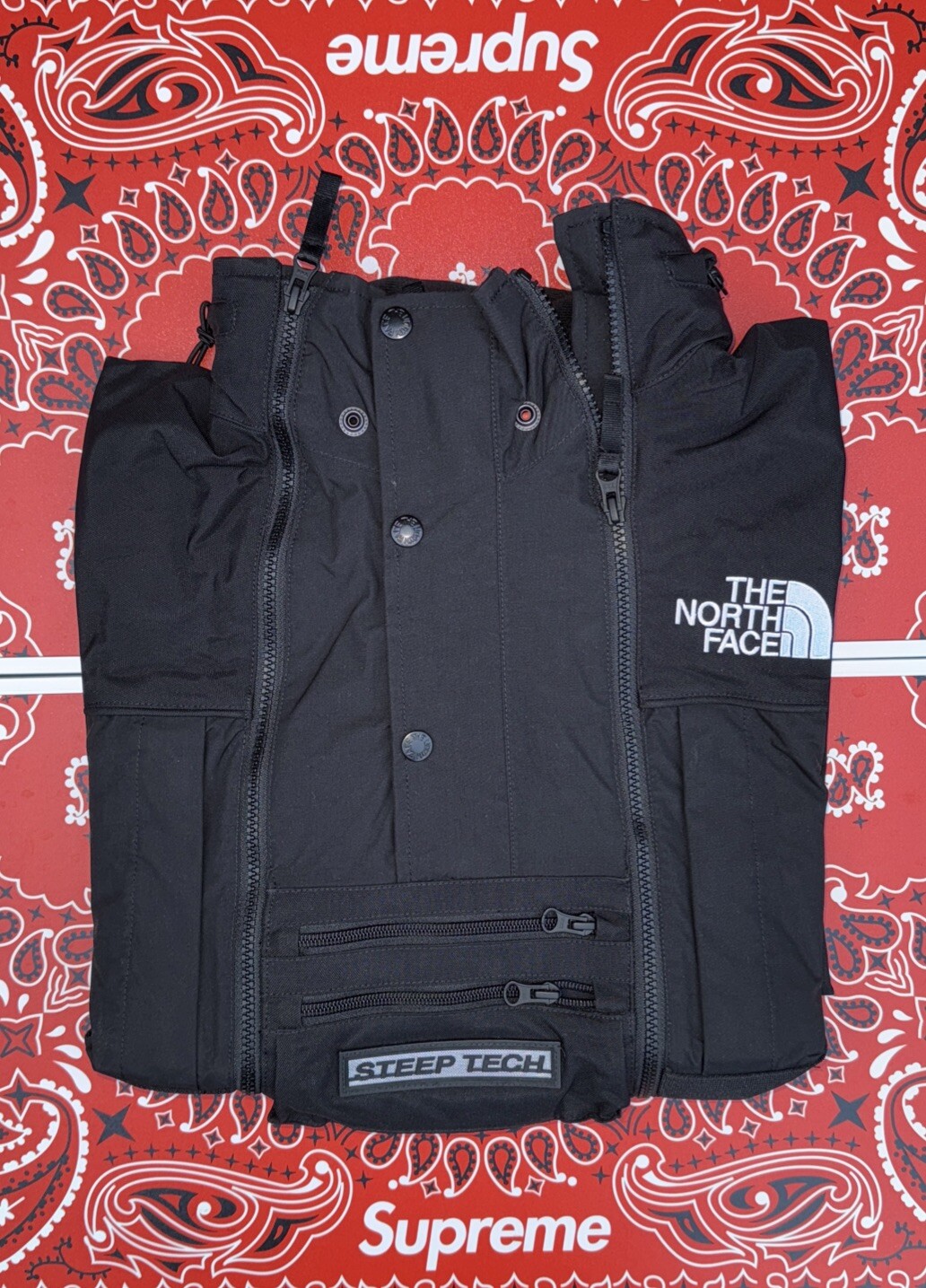 Supreme x The North Face Steep Tech Jacket/Black/SS16/BNWT/Super Rare Size Small