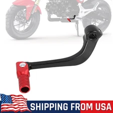 Gear Shift Lever Folding CNC For Honda MSX125 GROM125 2013-2024 Pit Bike Red