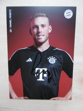 Daniel Peretz "Bayern Munich" autograph signed 10x15 cm postcard 2023/24