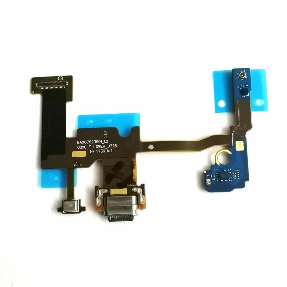 USB Charging Port Dock Connector Board Mic Flex Cable For Google Pixel 2 XL 6.0" - Image 2 of 3
