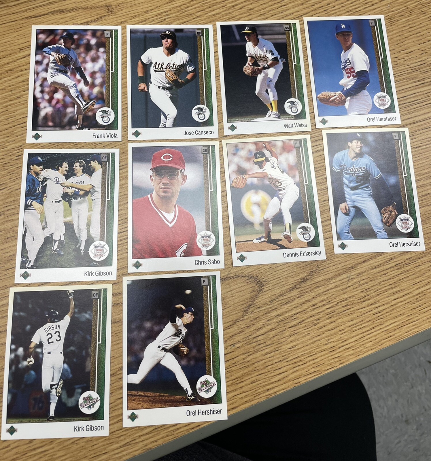 1989 UPPER DECK (LOT 0F 10) #658-#667 MINT | eBay