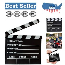Full-Size 7x8 Movie Clapboard for Creative Filmmaking and Fun Activities