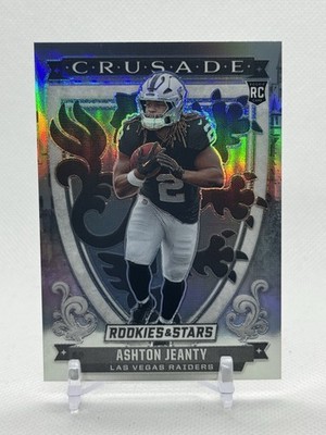 2025 Panini Rookies & Stars- #9 Ashton Jeanty Crusade Silver Prizm