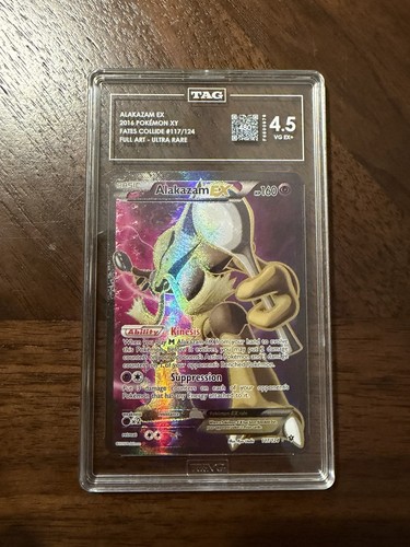 Alakazam-EX graded TAG 4.5 for sale on eBay