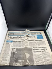 Miami Oklahoma April 14, 1991 Newspaper💥 Gulf War