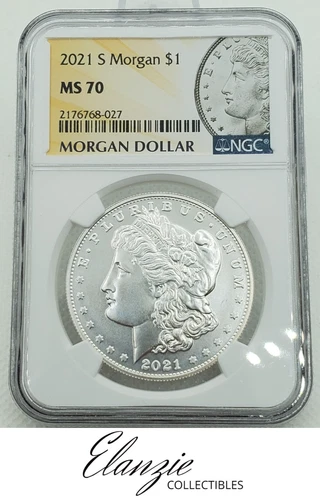 2021-S Morgan Silver Dollar NGC MS70