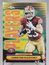 2025 Topps Chrome Football Christian McCaffrey Power Players PP-15 49ers