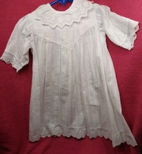 Antique Christening Dress. White. Hand Made. Rare Unique Piece. Preowned