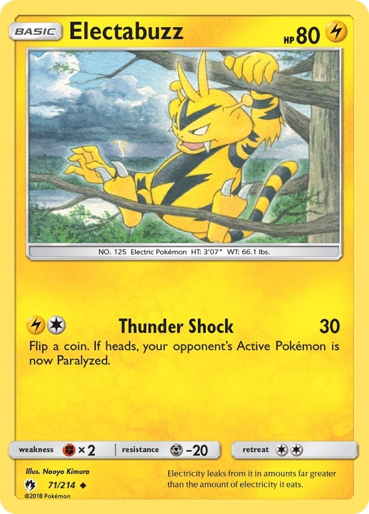 MP - Electabuzz SM8 - 71/214 SM - Lost Thunder
