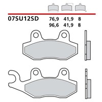 Brembo Hinteres BREMSBELAGE-KIT FUR Triumph Sprint RS 955 03-04-COD.07SU12SD