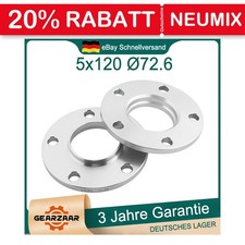 Spurplatten Spurverbreiterung 5x120 2x10mm Distanzscheibe Ø72.6 für BMW E60 E61