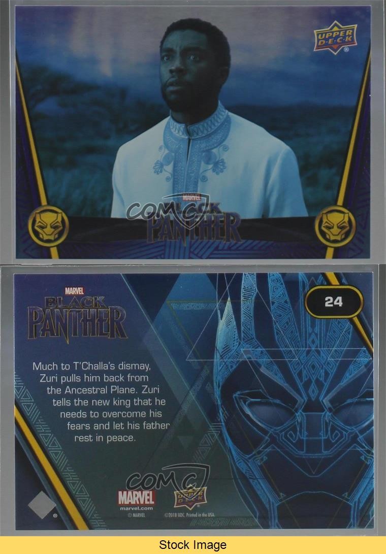 2018 Upper Deck Marvel Black Panther Silver Foil Back to Reality #24 READ 3kg thumbnail 3
