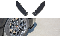Maxton Design Diffusor Flaps Passend FüR Tesla Model 3 Schwarz Hochglanz