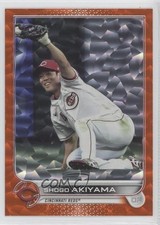 2022 Topps Series 2 Orange Foilboard 231/299 Shogo Akiyama #549 0u2j