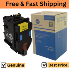 Genuine Konica Minolta TNP80Y TNP-80Y Yellow Toner AAJW232 9,000 Pages C3320i