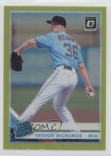 2019 Panini Donruss Optic Rated Rookies Lime Green Prizm Trevor Richards #80 fm0