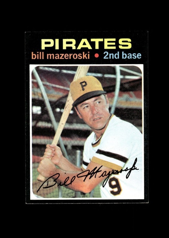 1971 Topps Set-Break #110 Bill Mazeroski EX-EXMINT *GMCARDS*