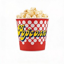 Popcorn Bodenbecher 170oz / 6 Liter Fassungsvermögen ca. 200 g Höhe 20,5 cm