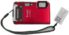 Olympus Tough TG-820 12MP 5x Optical Zoom Compact Camera Red
