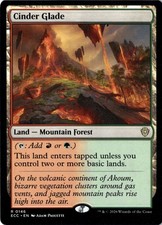 MTG Commander: Lorwyn Eclipsed Cinder Glade R NM